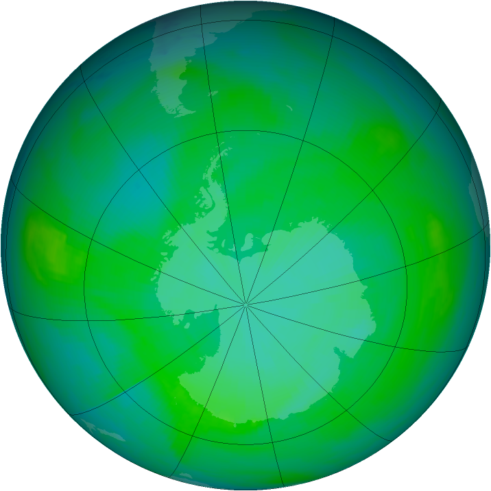Ozone Map 1981-12-30